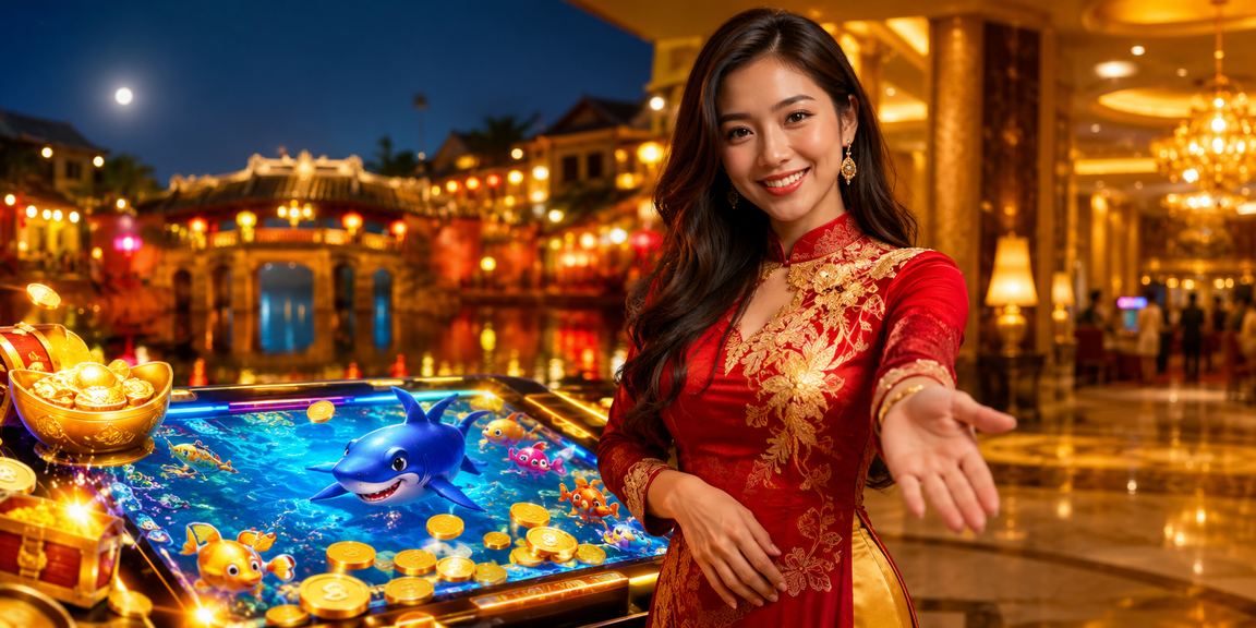 Người chơi tại chợ đêm Hội An thư giãn và tham gia cá cược có kiểm soát