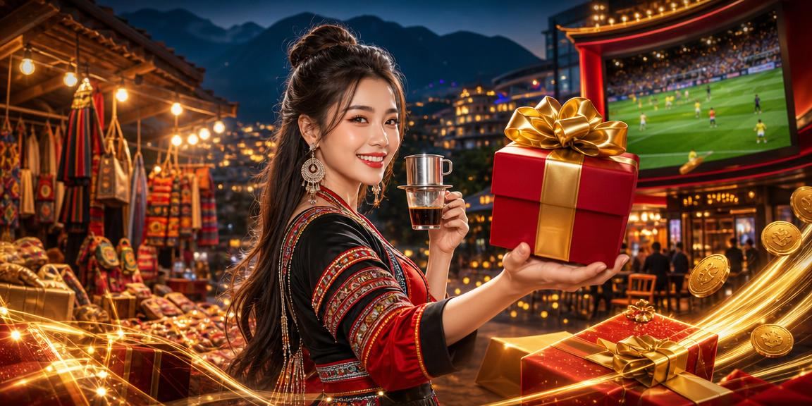 Người dùng tại Sapa thưởng thức cà phê và trải nghiệm casino trực tuyến